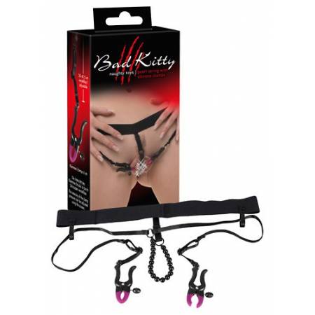 Bad Kitty String With Clamps