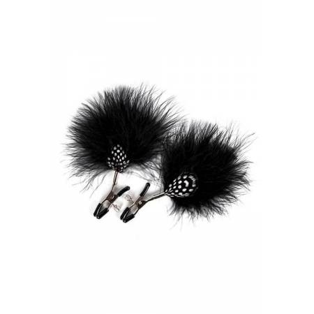 GP Feather Nipple Clamps Black