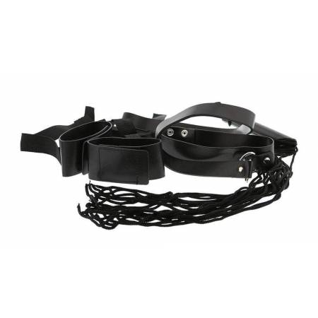 Collar Whrist & Whip Kit Leather Look