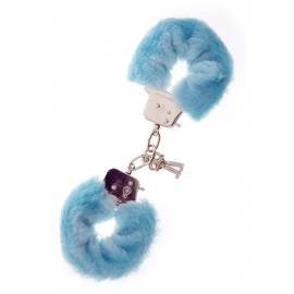 Metal Handcuff With Plush Blue