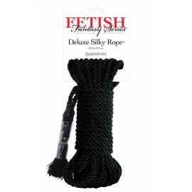 Fetish Fantasy Series  Deluxe Silky Rope Black