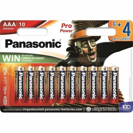 Panasonic Pro Power Battery AAA 6+4