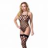 Big Hole Bodystocking With Stockings Black O/S