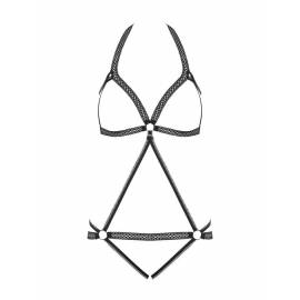 Darkie crotchless teddy black  S/M