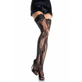Roce Lace Thigh Highs Black O/S