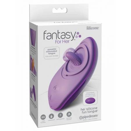 Fantasy For Her Her Silicone Fun Tongue - Purple