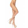 Sheer Crotchless Pantyhose - BEIGE - O/S - HOSIERY