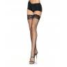 729201 STAY UP LYCRA INDUSTRIAL FISHNET THIGH HIGH O/S BLK