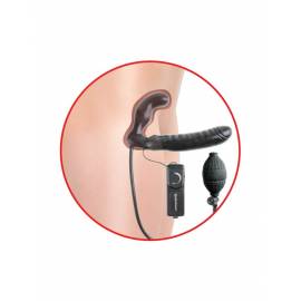 FF DELUXE VIBRATING INFLATABLE STRAP ON