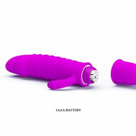 10 Functions of vibration,  1 AAA battery,silicone,waterproof