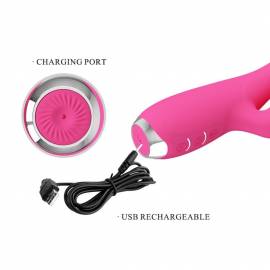 12 functions of vibration3 functions of  flickeringsiliconeUSB rechargeable
