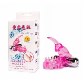 Cock Ring With Bullet Vibrator Pink 1