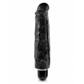 King Cock 7 inch Vibrating Stiffy Black