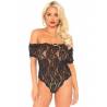 Lace Teddy And Bottom Black S/M