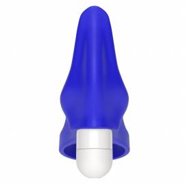 Power Clit Silicone Cockring Blue