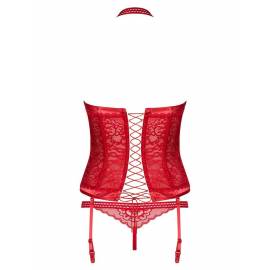 Flameria corset & thong  S/M