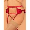 Rubinesa garter belt & crotchles thong  S/M