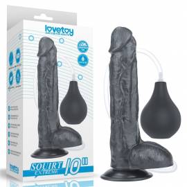 10'' Squirting Extreme Dildo - Black