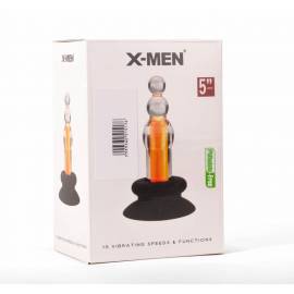 X-MEN 10 Speeds Vibrating Beaded Plug