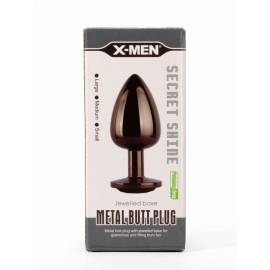 X-MEN Secret Shine Metal Butt Plug Gun Colour M