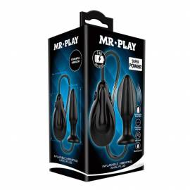 Mr. Play Inflatable Vibrating Anal Plug