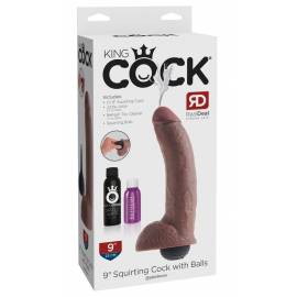 9" KING COCK SQUIRTING...