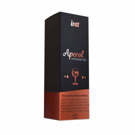 MASSAGE GEL APEROL GLASS BOTTLE 30ML + BOX