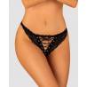 Sedila crotchless panties black L/XL