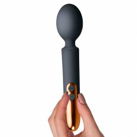 Oriel Rechargeable Wand - Black and Copper