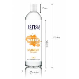 BTB WATER BASED FLAVORED MANGO LUBRICANT 250ML