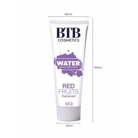 BTB WATER BASED FLAVORED RED FRUITS LUBRICANT 100ML