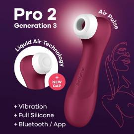 Pro 2 Generation 3 with Liquid Air wine red Bluetooth/App