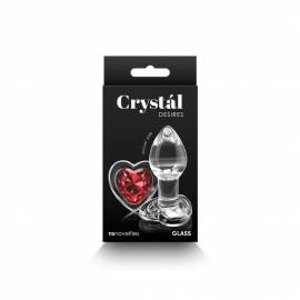 Crystal - Desires - Red Heart - Small