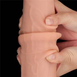 13.5'' King Sized Sliding Skin Dual Layer Dong