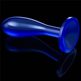 Flawless Clear Prostate Plug 6.0'' Blue
