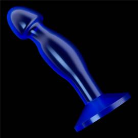 Flawless Clear Prostate Plug 6.5'' Blue