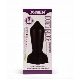 X-MEN 9.6 Huge Butt Plug Black 2"