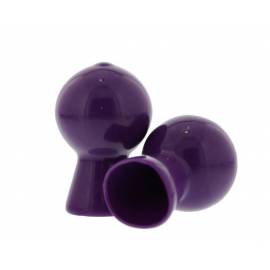 Nipple Sucker Pair in Shiny Purple