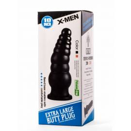 X-Men 10 Extra Large Butt Plug Black II"