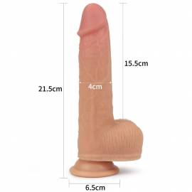 8.5 Dual layered Silicone Rotating Nature Cock Anthony"