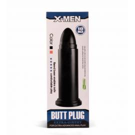 X-MEN 10 Huge Butt Plug Black 2"