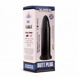 X-MEN 10 Huge Butt Plug Black 2"