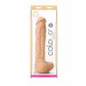 Colours - Pleasures - 10 Dildo - White"