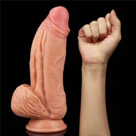 10 Dual-Layered Silicone Cock"