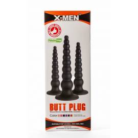 X-Men 11.81 Butt Plug Black L"