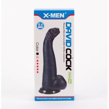 X-MEN David's 12.4 Cock Black I"