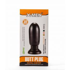 X-Men 7.87 Extra Girthy Butt Plug Black"