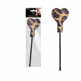 LEOPARD FRENZY HEART SHAPED PADDLE
