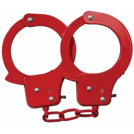 SEX EXTRA - METAL CUFFS RED