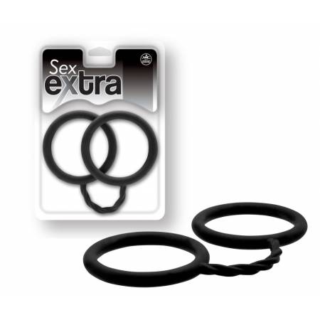SEX EXTRA - SILICONE CUFFS BLACK